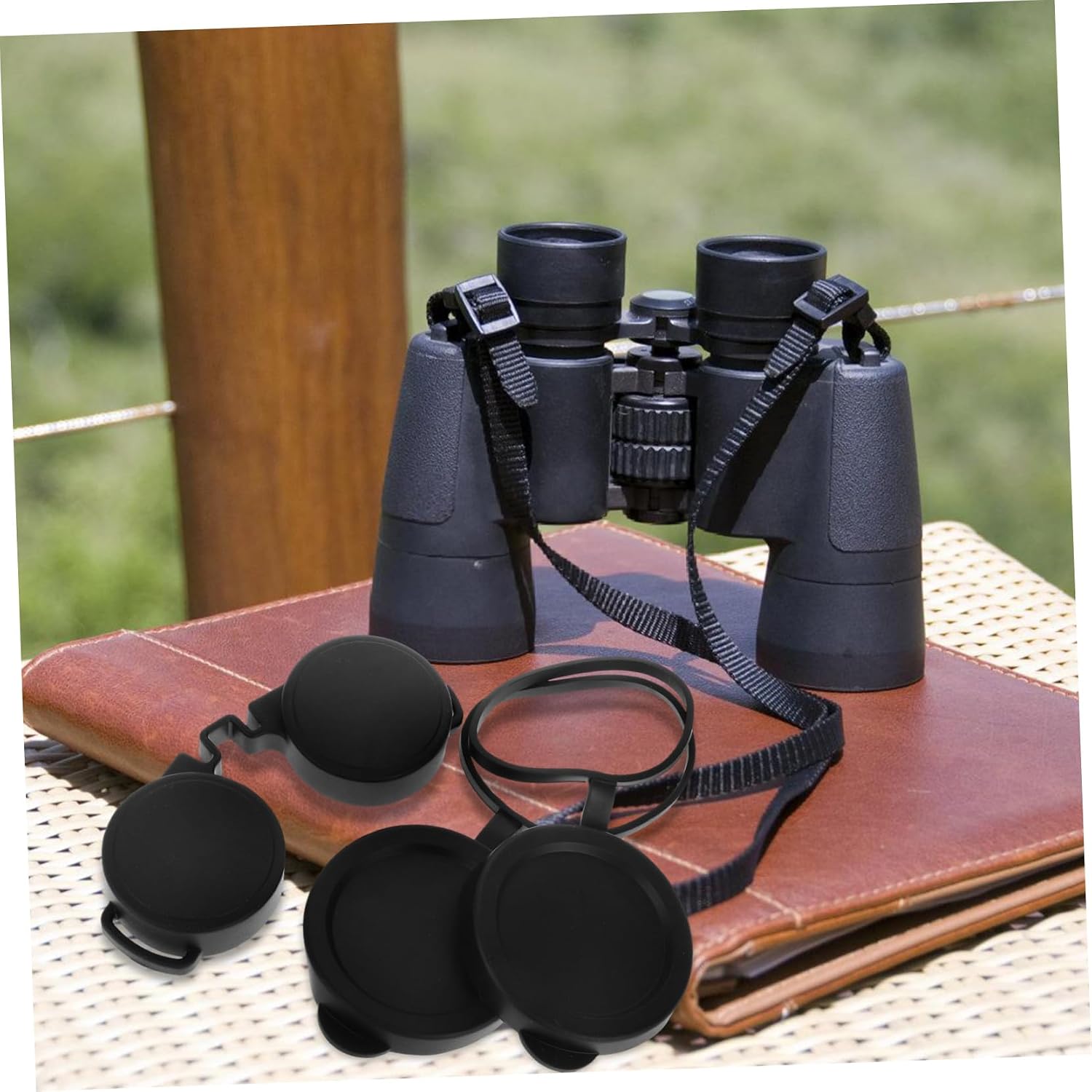 ORFOFE Universal 50Mm Binocular Lens Covers Waterproof Protective Eyepiece Caps for Telescope and Binocular Accessories Outdoor Use