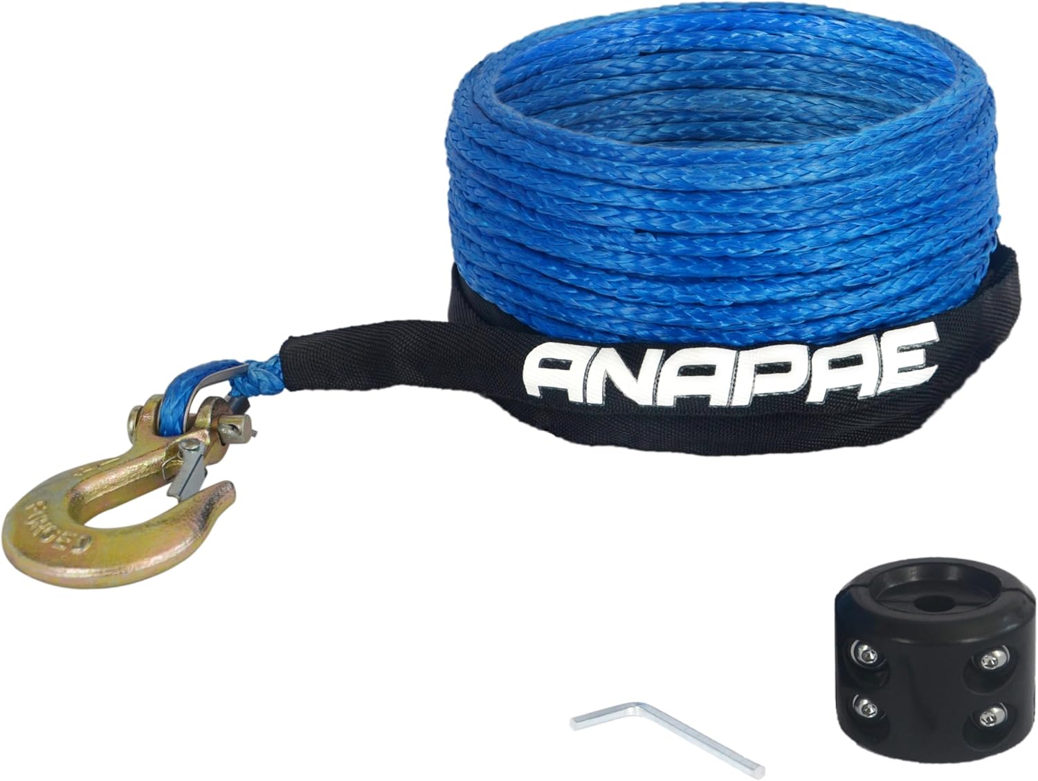 Synthetic Winch Rope Kit Replacement Rope for Winch 1/4" x