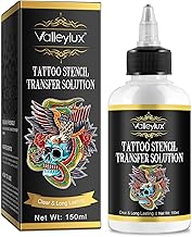 Tattoo Transfer Gel Creme, 5.1 oz Tattoo Stencil Gel Frisches Tattoo Pflege Stuff Stencil Tattoos Haut Lösung für Tranferpapier Maschine Transfer Seife Tattoo Zubehör