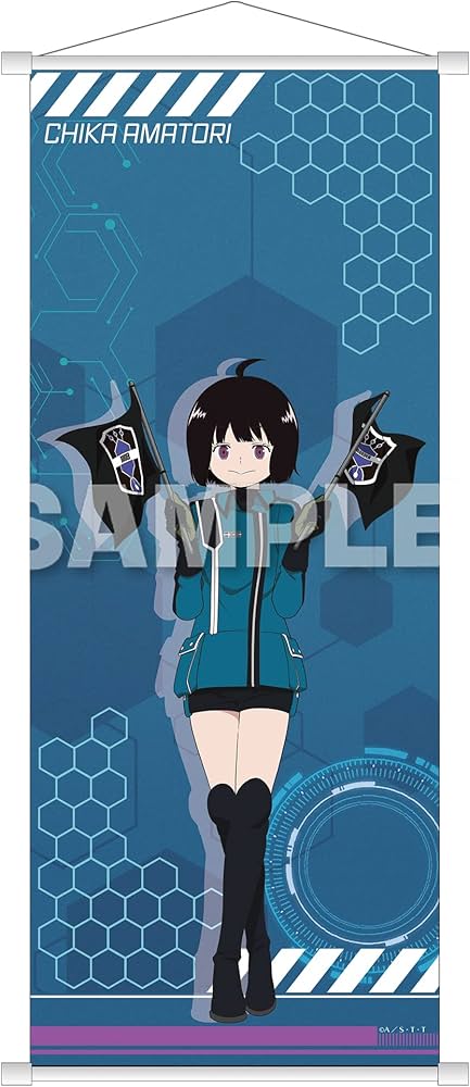 Amazon.co.jp: ワールドトリガー 雨取千佳 B2半裁タペストリー : おもちゃ