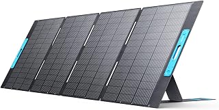 Anker SOLIX PS400 Solar Panel with Adjustable Kickstand, 400W Foldable Portable Solar Charger, IP67 Waterproof, Smart Sunlight Alignment, for Camping, RVs, and Blackouts, Only for Powerhouse 767