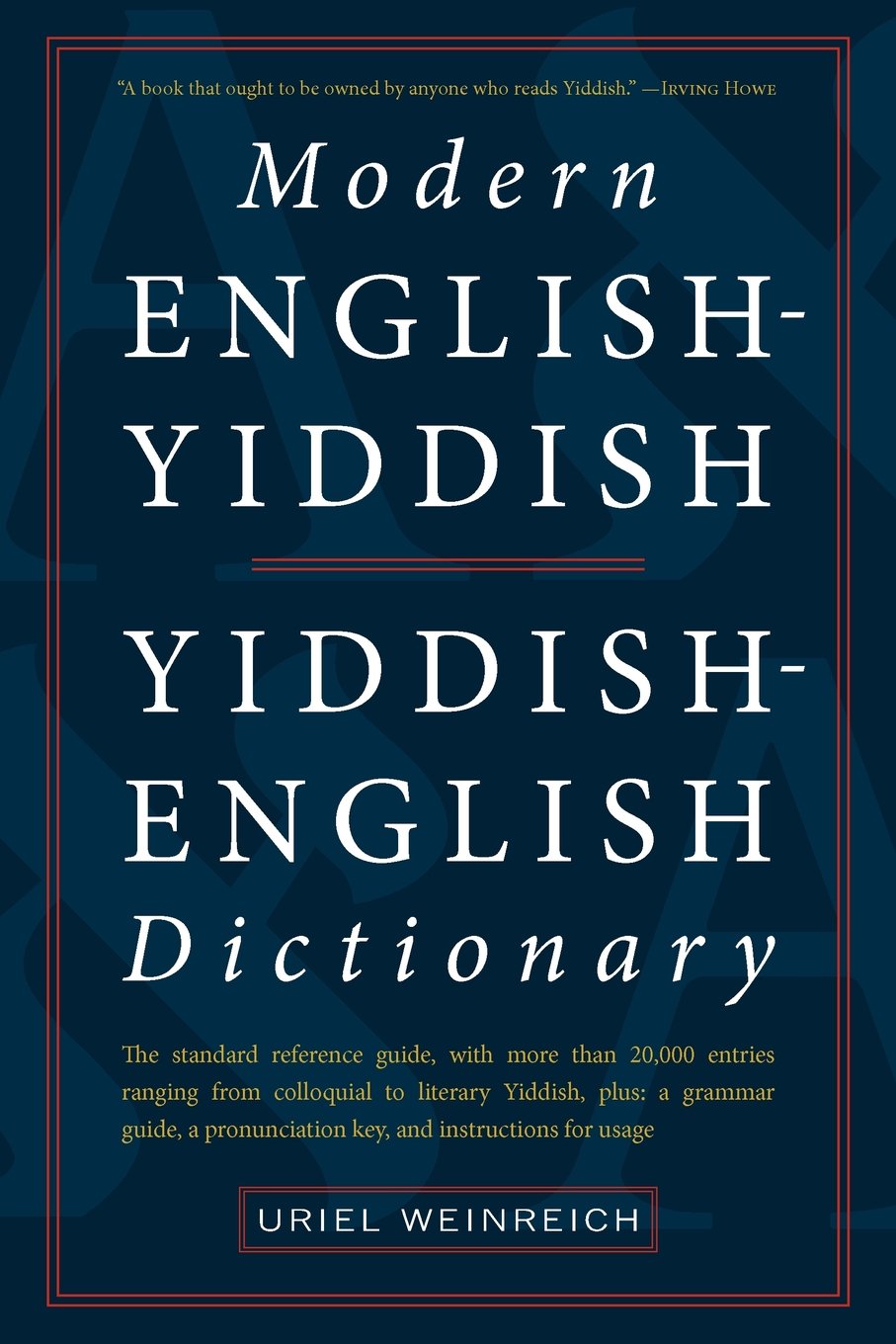 Modern English-Yiddish Yiddish-English Dictionary