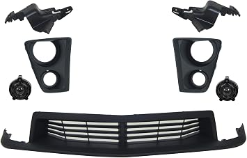 BUNDLE FRONT BUMPER SUPPORT LOWER GRILLE BRACKET FOG LIGHT BEZEL 7PCS FOR CAMARO ZL1 12-15 GM2593157 GM2593157 GM1038143 GM1039143 GM1042115 GM1043115 GM1036141