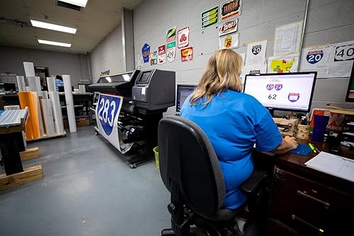 Miniatura 4 de Señal de peligro de los ligadores en la zona, incluye agujeros, reflectante 3M de calidad, laminado de aluminio duradero, 12.0 x 18.0in, fabricado