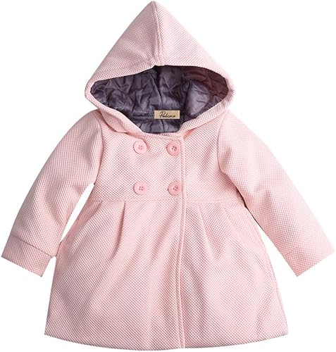 Miniatura 5 de Gabardina de otoño e invierno para bebés y niñas pequeñas, chaqueta con capucha para niños, ropa exterior, Rosa, morado.