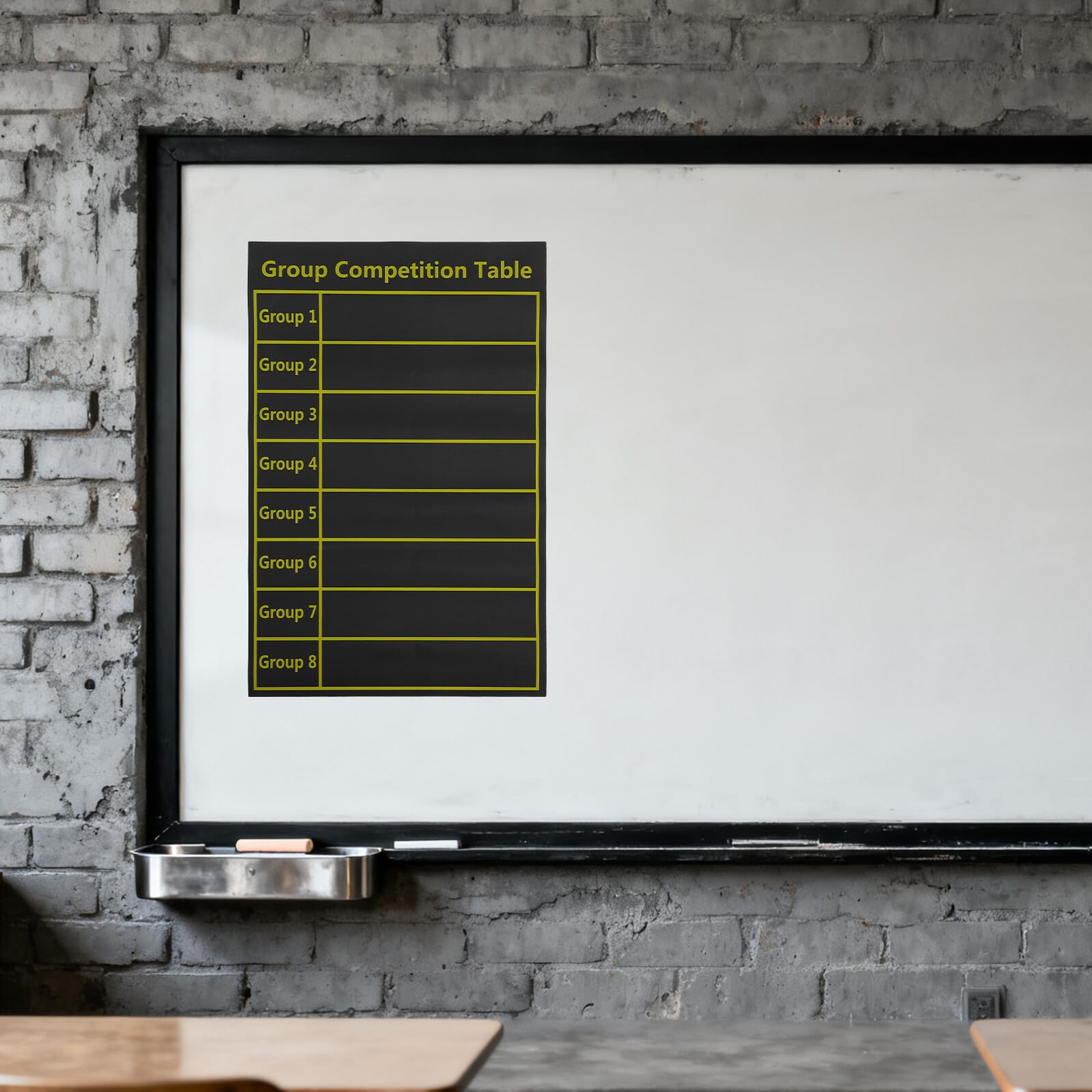 HAPINARY Cuadro Magnético para Gestión de Grupos Pequeños Imanes Numéricos Deportivos, Tamaño 40×60 CM, Organizador Flexible para Profesores, Material Escolar y Herramienta Educativa para