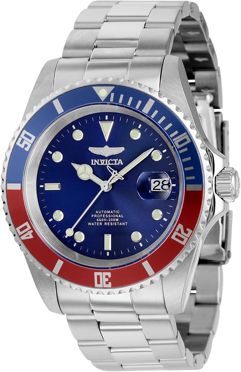 Reloj automático Pro Diver de acero inoxidable para hombre - 43 mm