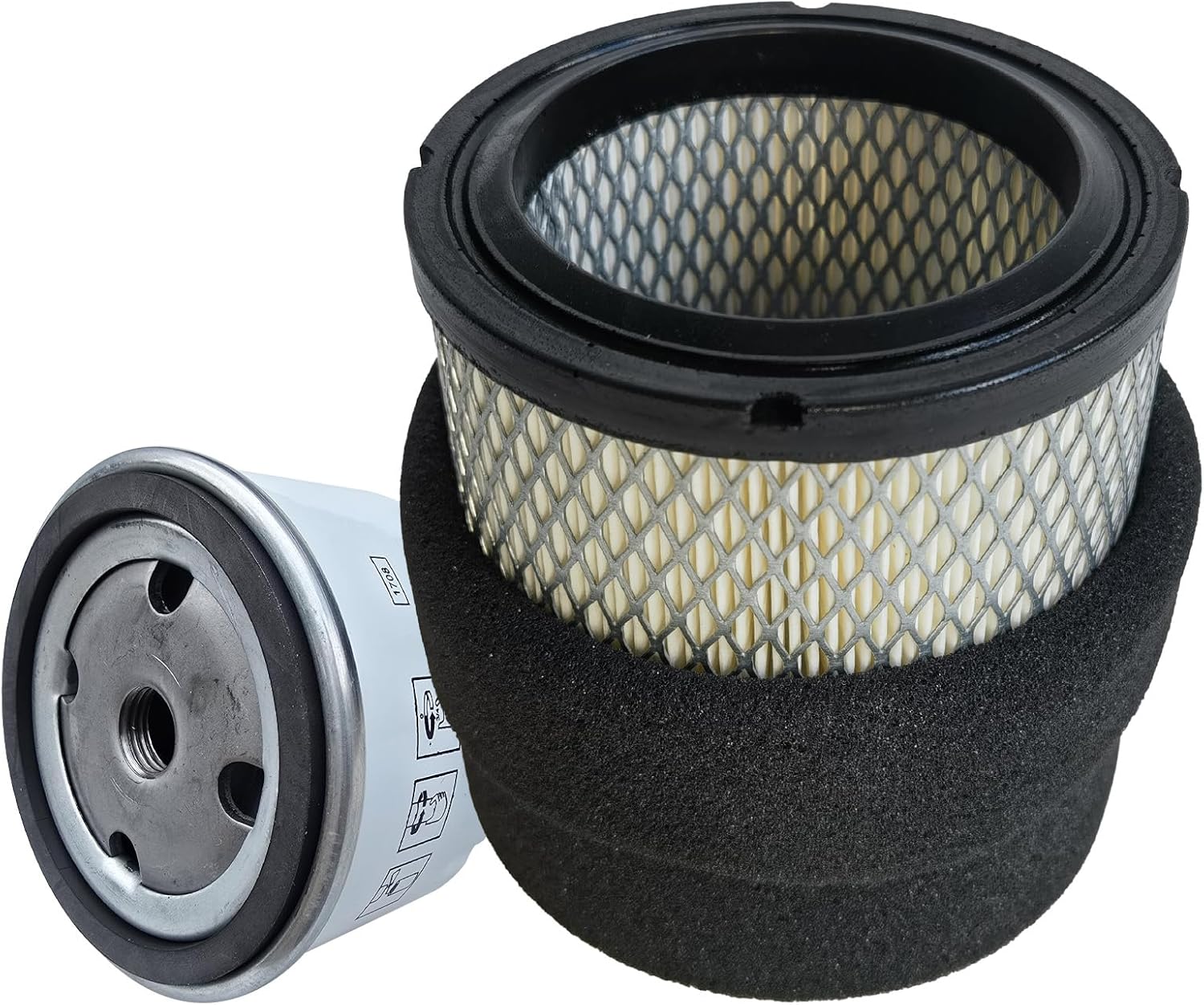 2023400100 oil filter 2023400852 (110377E100) air filter kit, compatible with Quincy QR 25 series reciprocating air compressors