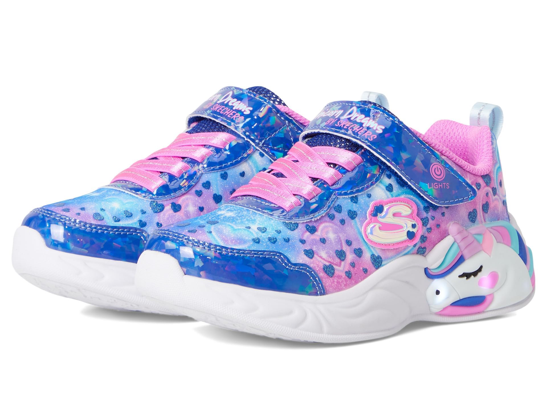 Skechers Unicorn Dreams Heart Sparkles, Zapatillas Niñas