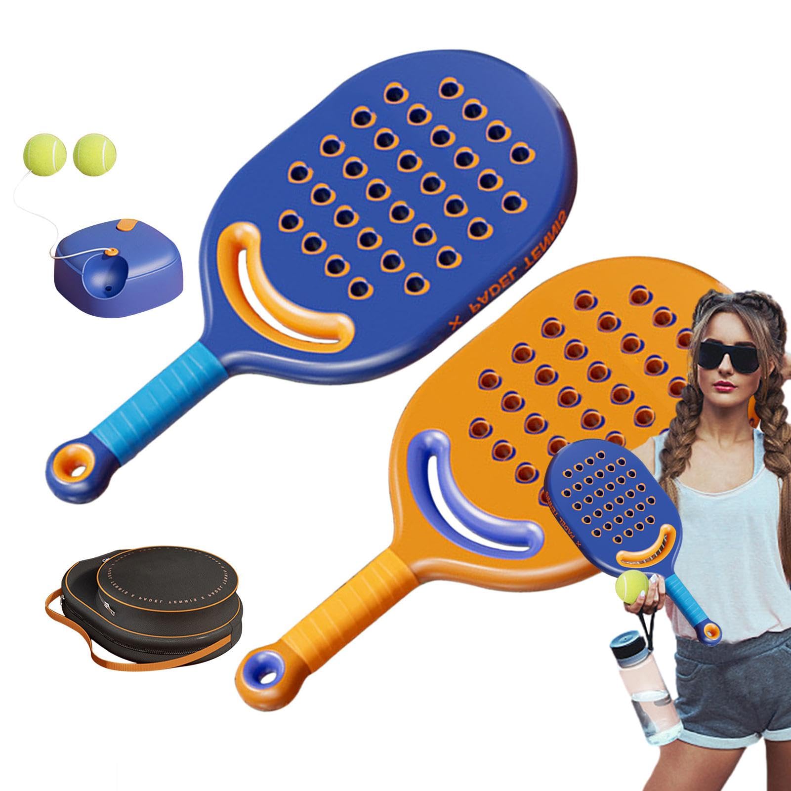 Palla da Tennis Rimbalzante per Allenamento Kit Portatile di Allenamento | Solo Attrezzo Rimbalzante da Tennis Portatile con Corda Elastica Lunga per Adulti e Bambini