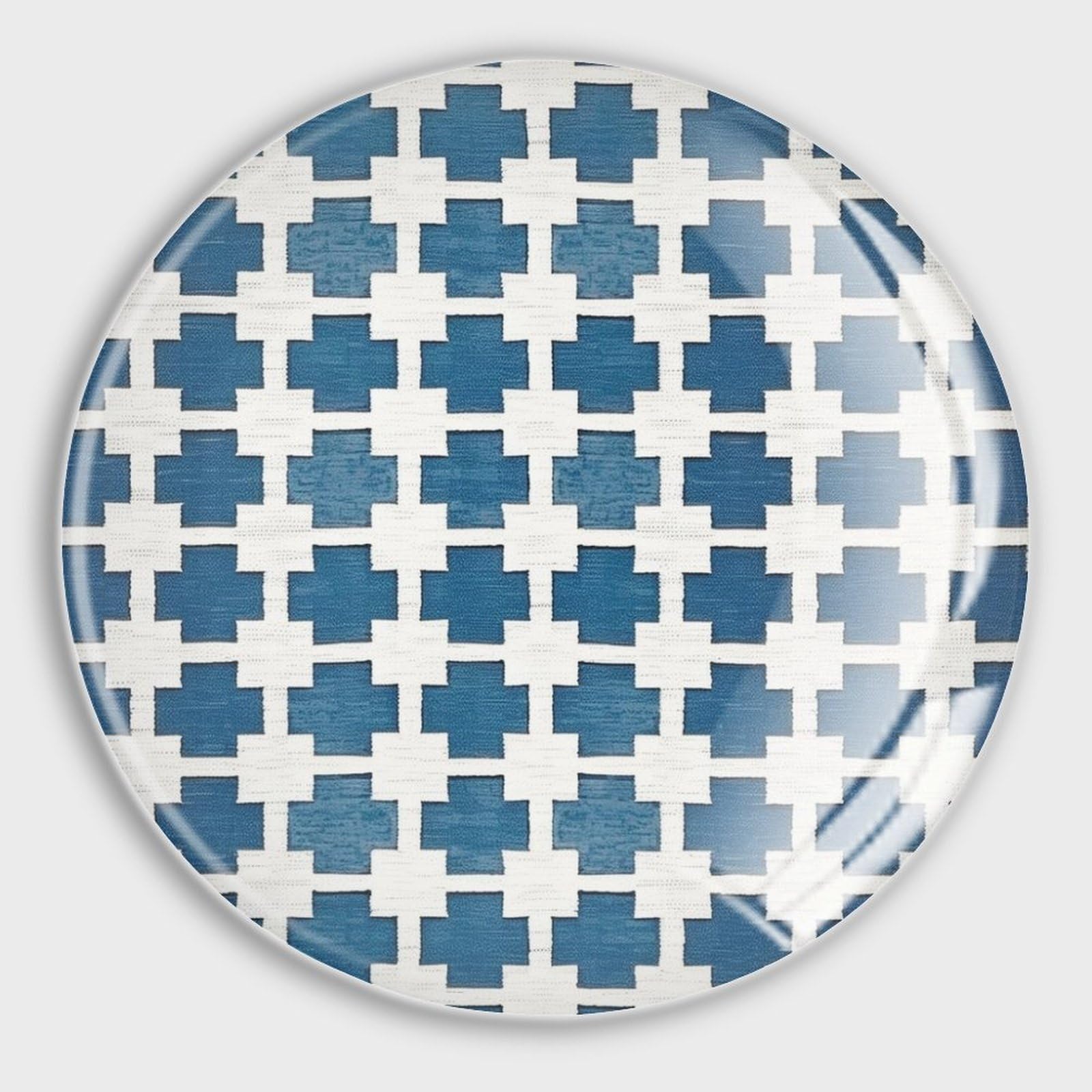 Aimants de réfrigérateur géométriques style ethnique lot de 4