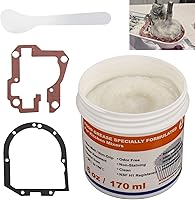 Vista 8 de Grasa de grado alimenticio de 4 onzas para batidoras de pie de cocina, fabricada con junta 4162324-9709511, para batidora de pie de cocina