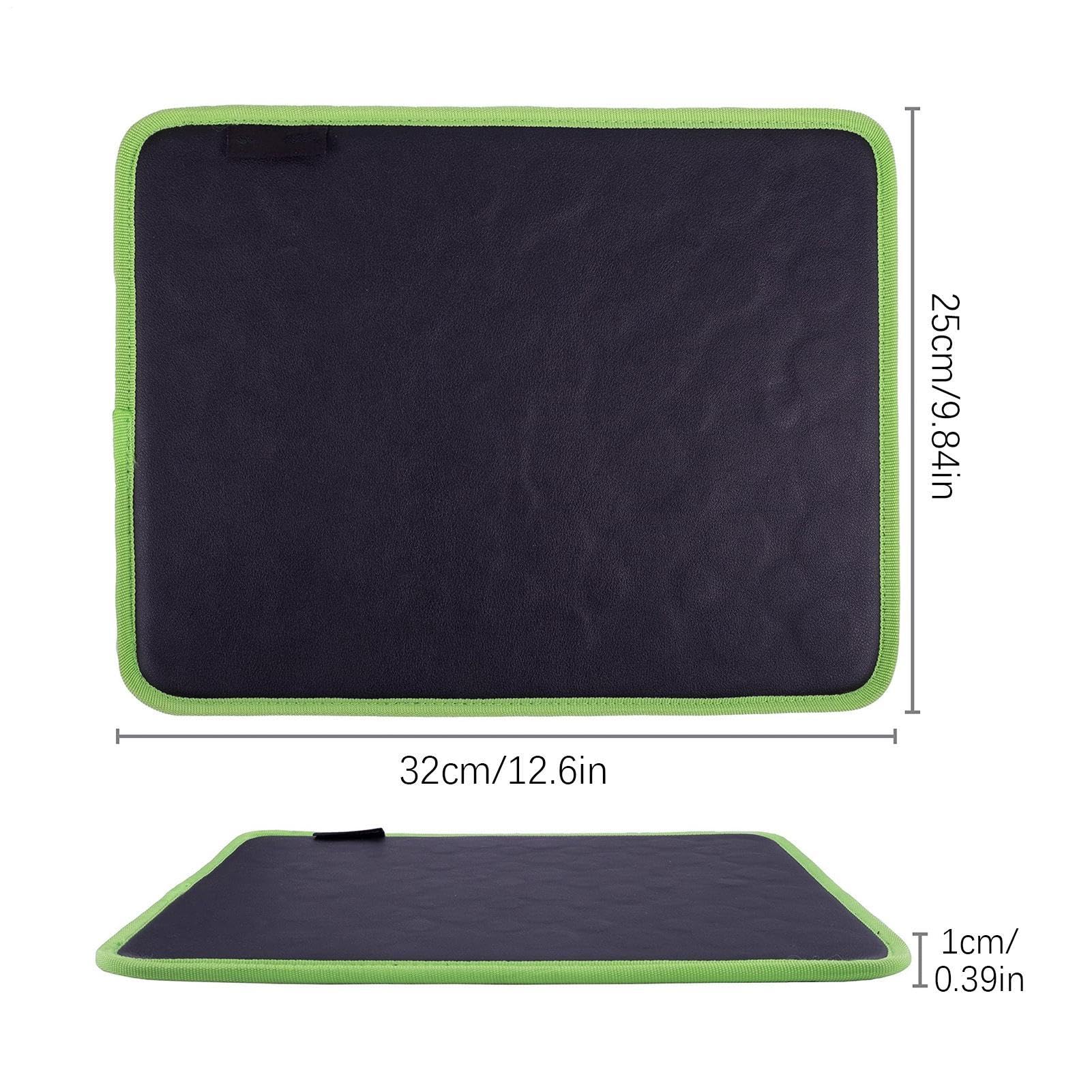 Vassoio magnetico per attrezzi, design flessibile e flessibile, tappetino | in pelle PVC resistente, presa sicura per supporti hardware, soluzione portatile per il piano di lavoro, per