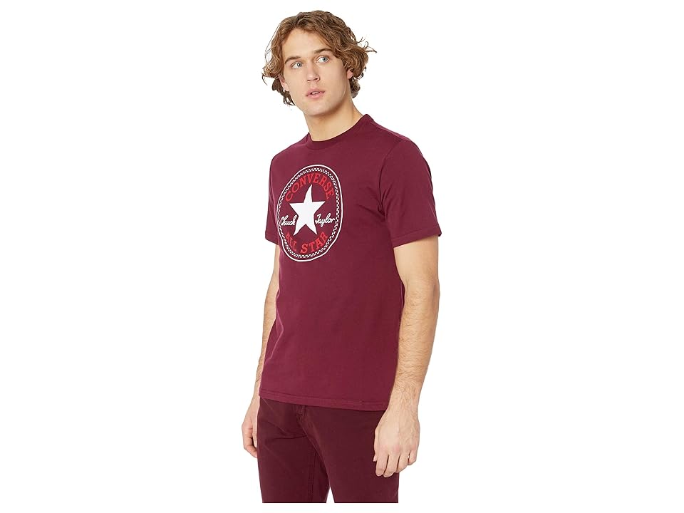 

Converse Chuck Patch Tee (Dark Burgundy) Men's Short Sleeve Pullover, Brown