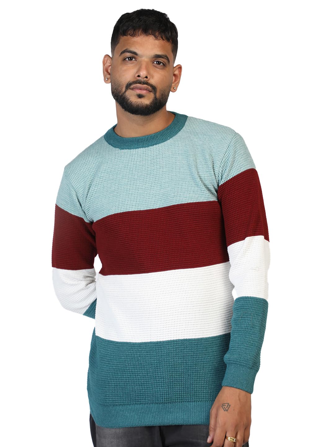 porshe Round Neck Winter Pullover Sweater for Men Soft Fabric Regular Fit Stylish & Cozy Si_104-picture-31