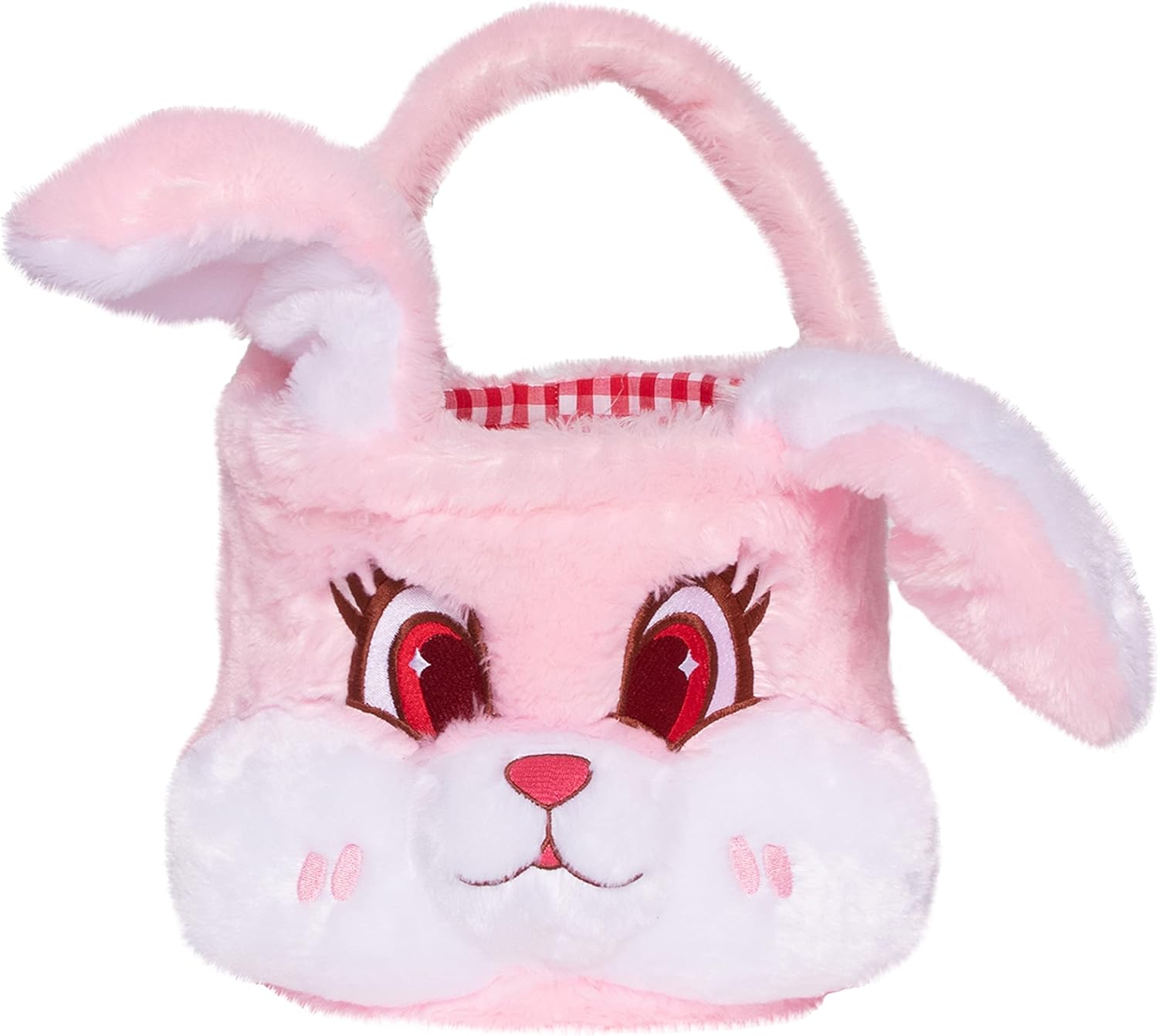 Easter Baskets 3 Pack Cute Empty Bunny Basket with Foldable Ears and Handle for Kids Boy Girl Gift, Easter Decor Set 3 Pink Blue Yellow