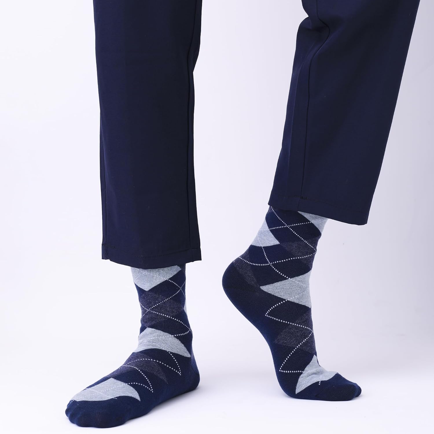 Men's Fun Dress Socks, Sizes 10-13, Soft Cotton Socks, Bright Colors, Breathable and Comfortable, Ideal Gift - Image 8