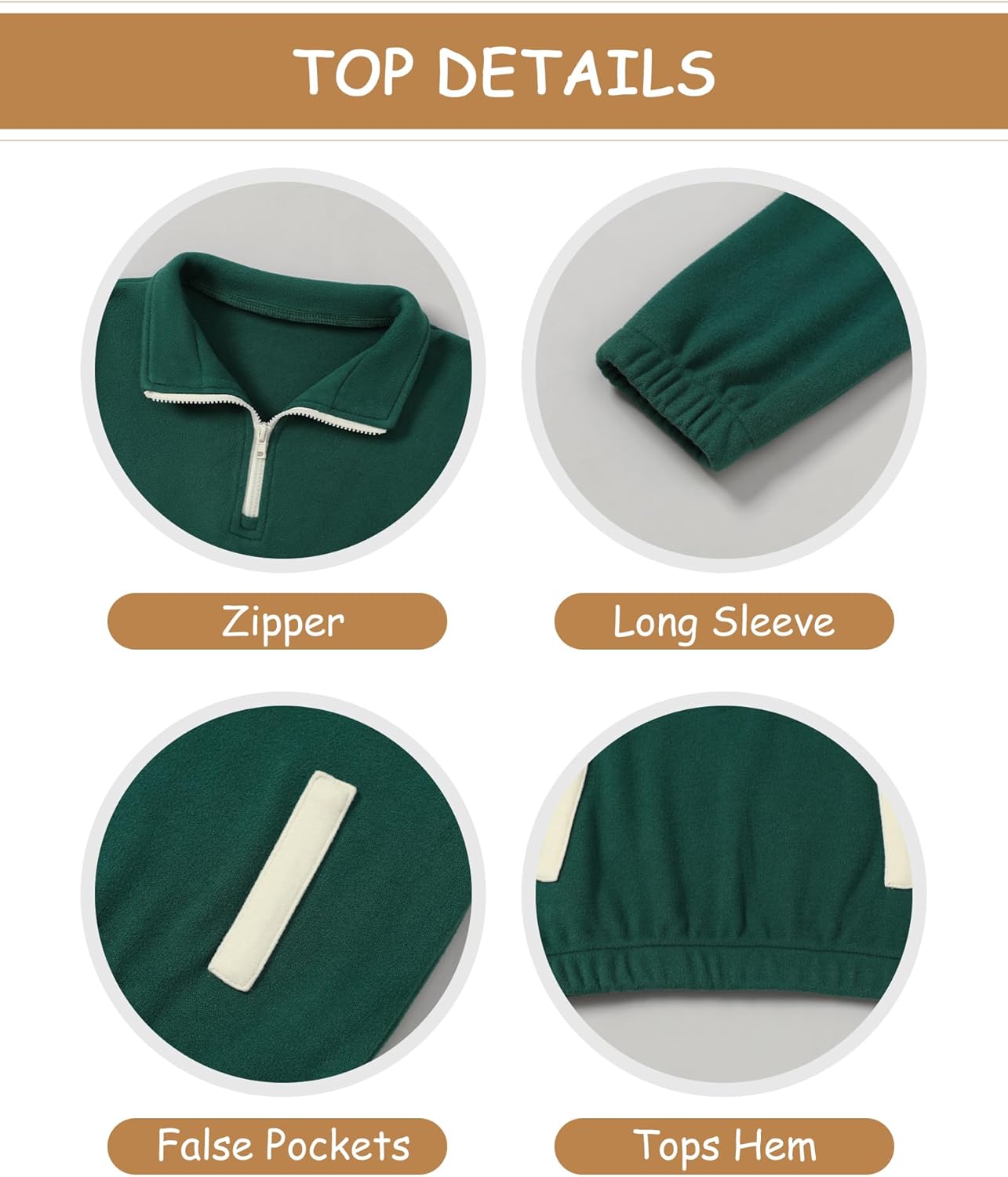 Coco&RARA Toddler Baby Boy Clothes Fleece Feel Long Sleeve Sweatshirt+Pants Fall Winter Outfits 2pcs Sweatsuit Set 1-5T - Image 3