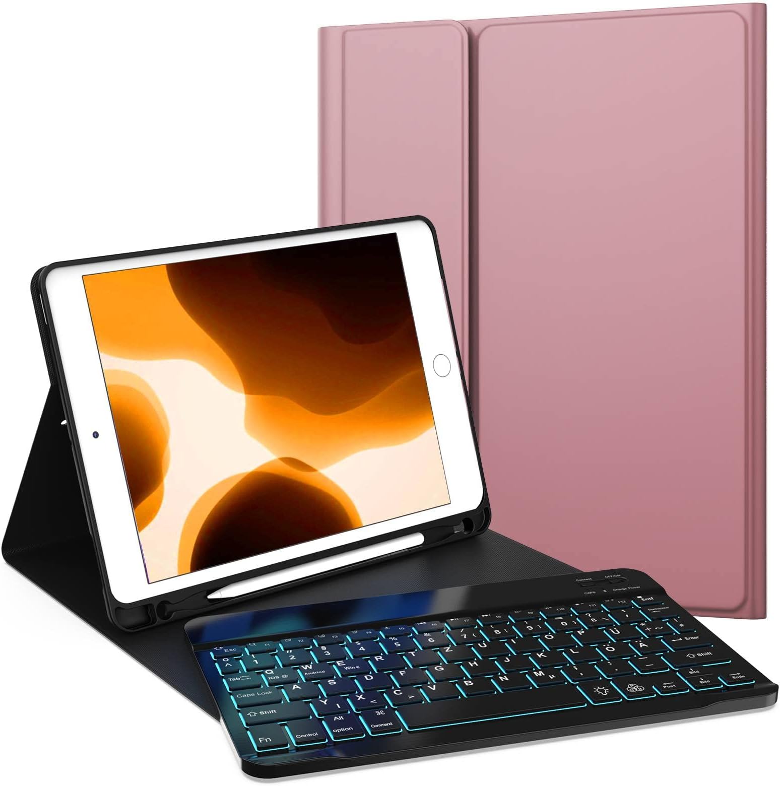 Ipad Air 2022 Hülle Mit Tastatur Earto iPad Air 5 Hülle mit Tastatur 2022, iPad Pro 11 Tastatur, 7