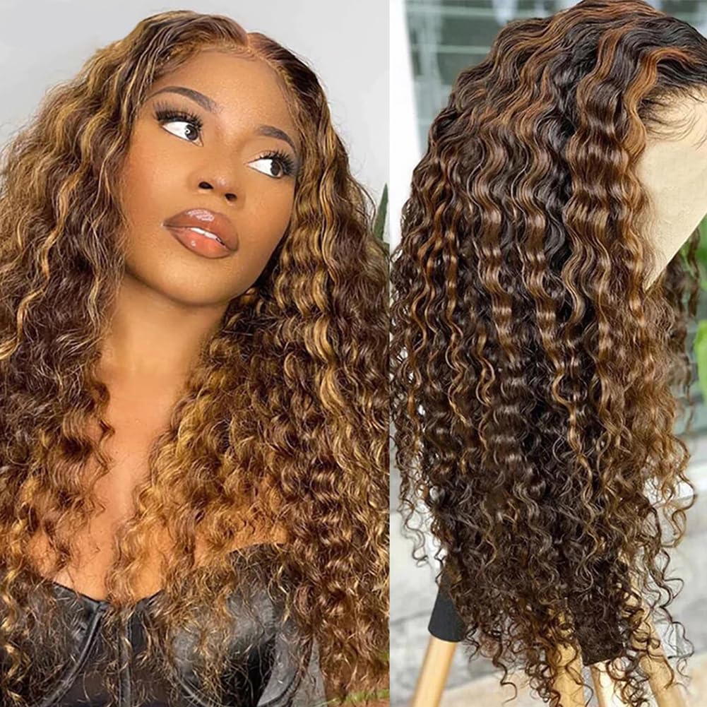 Snapklik.com : 24 Inch Deep Wave P4/27 Highlight 13x6 HD 