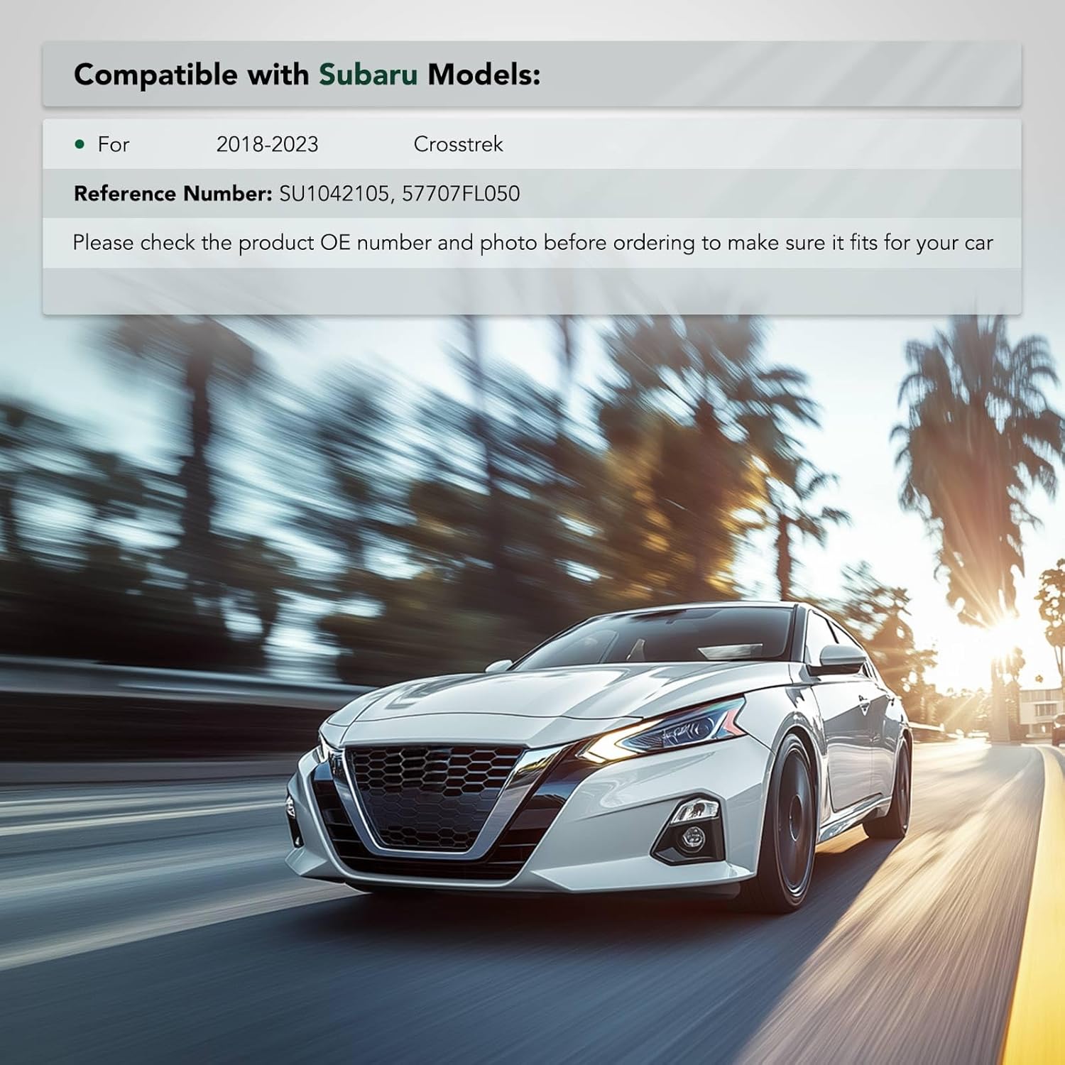 YHTAUTO Front Left Driver Upper Side Bumper Cover Retainer Compatible with Subaru Crosstrek 2018 2019 2020 2021 2022 2023, Bumper Bracket