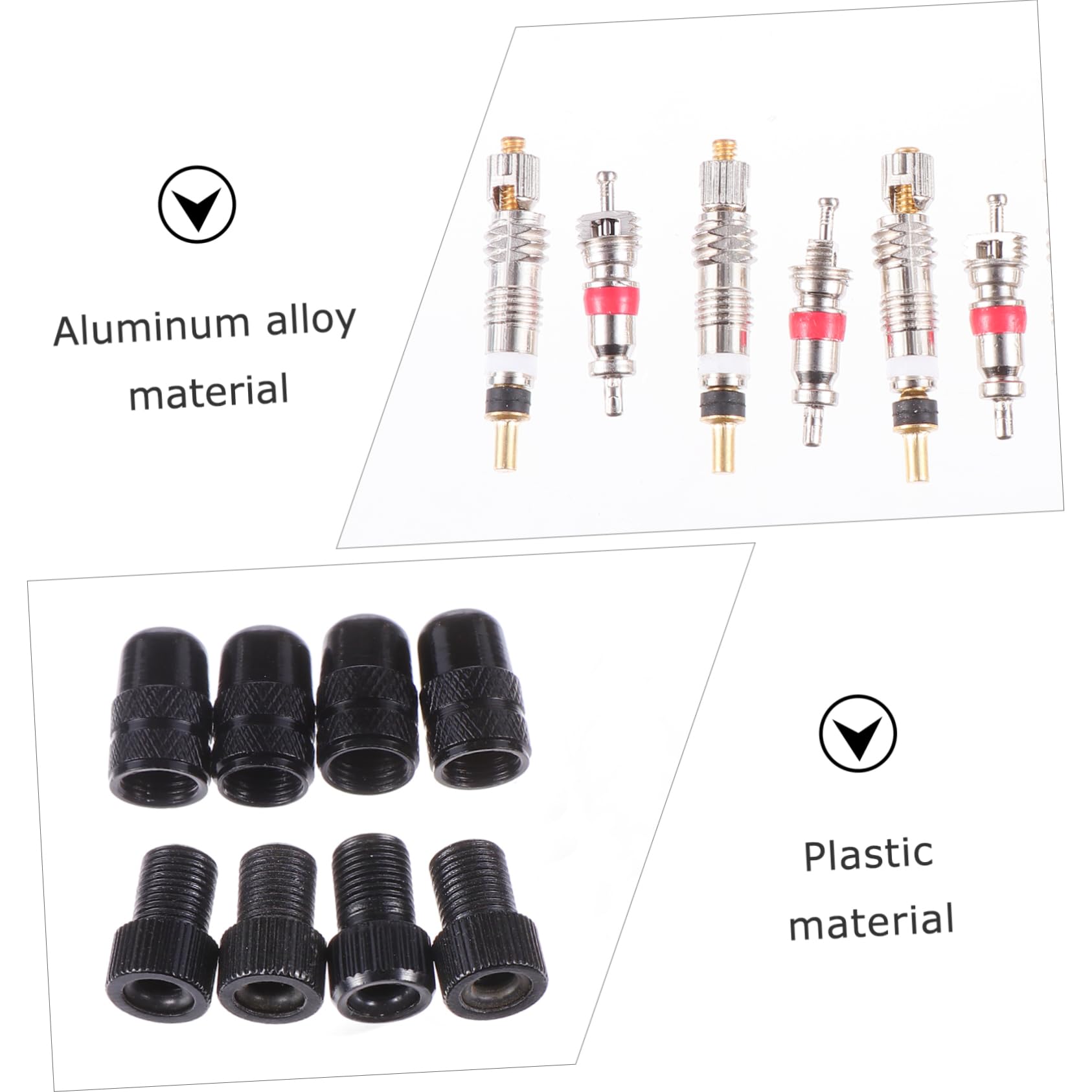 Happyyami 3sätze Ventil Kern Werkzeugset Für Fahrradreifen Teile Inklusive Ventiladapter Und Abzieher Tragbar Für Einfache Reparaturen Unterwegs