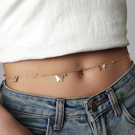 Buy Bodiy Boho Butterfly Belly Chain 