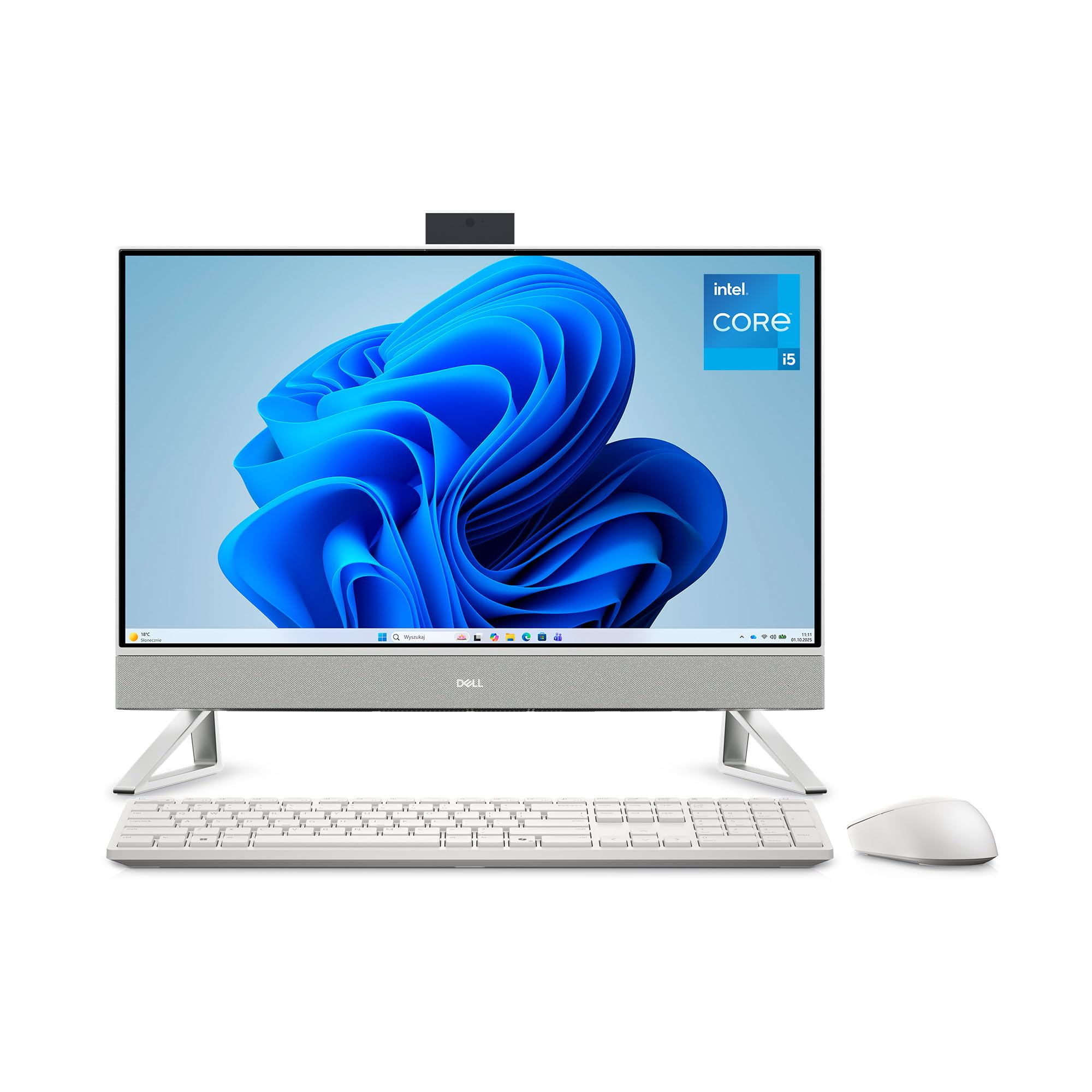 Dell 24 Ordinateur de Bureau Tout-en-Un EC24250, FHD, Intel Core i5-1334U
