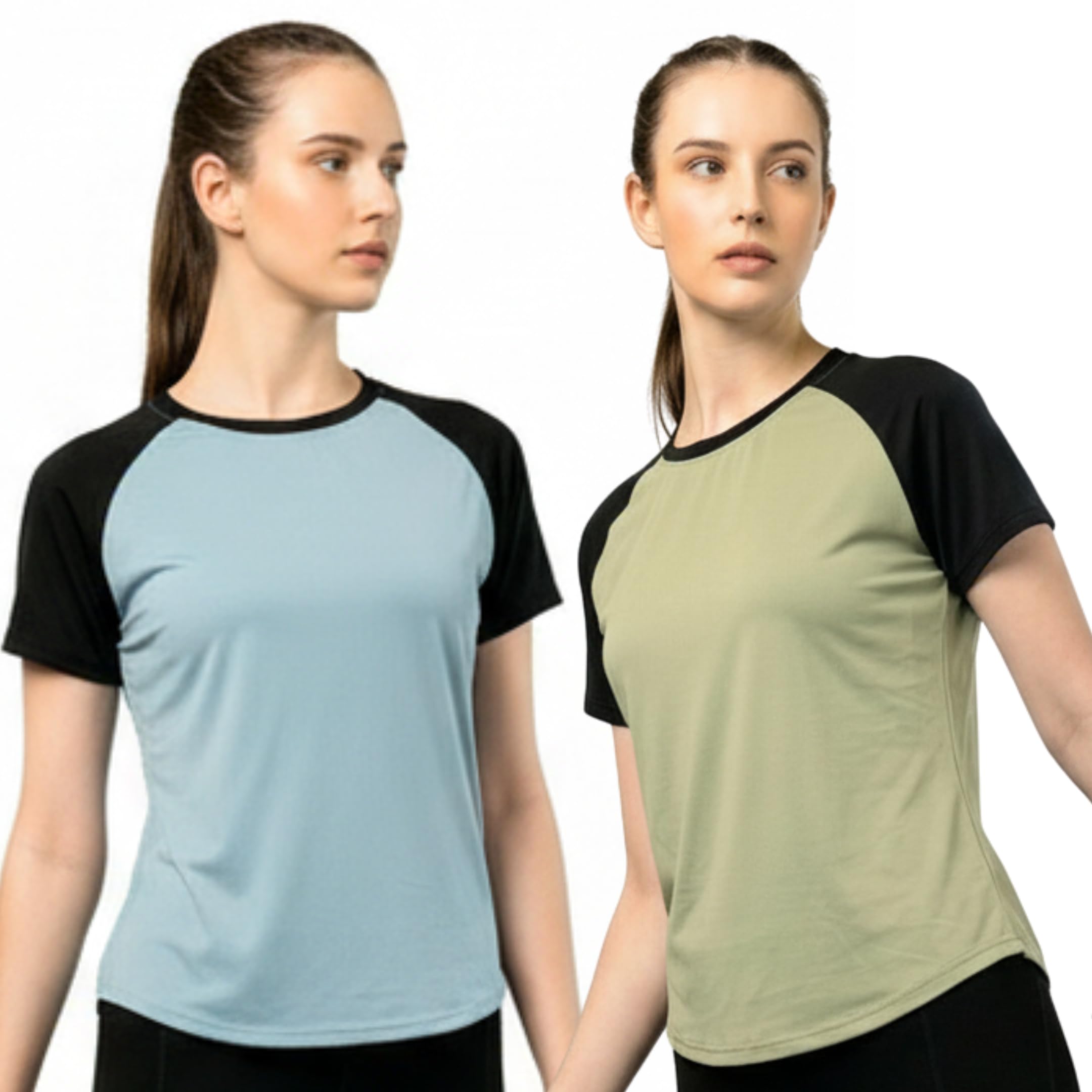 Gym T Shirt for Women Combo, Combo T Shirt for Women, Half Sleeve (Pack of 1)-picture-46