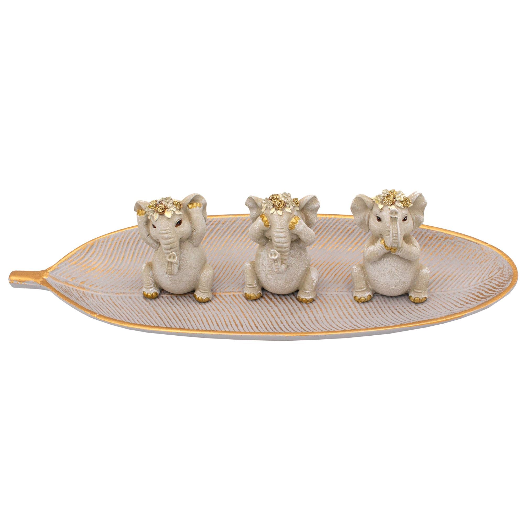 Set 2 Vassoi Decorativi A Cuore Diko.style - Portaoggetti Per Ingresso, Centrotavola E Organizer Gioielli, Grigio - Foto 9