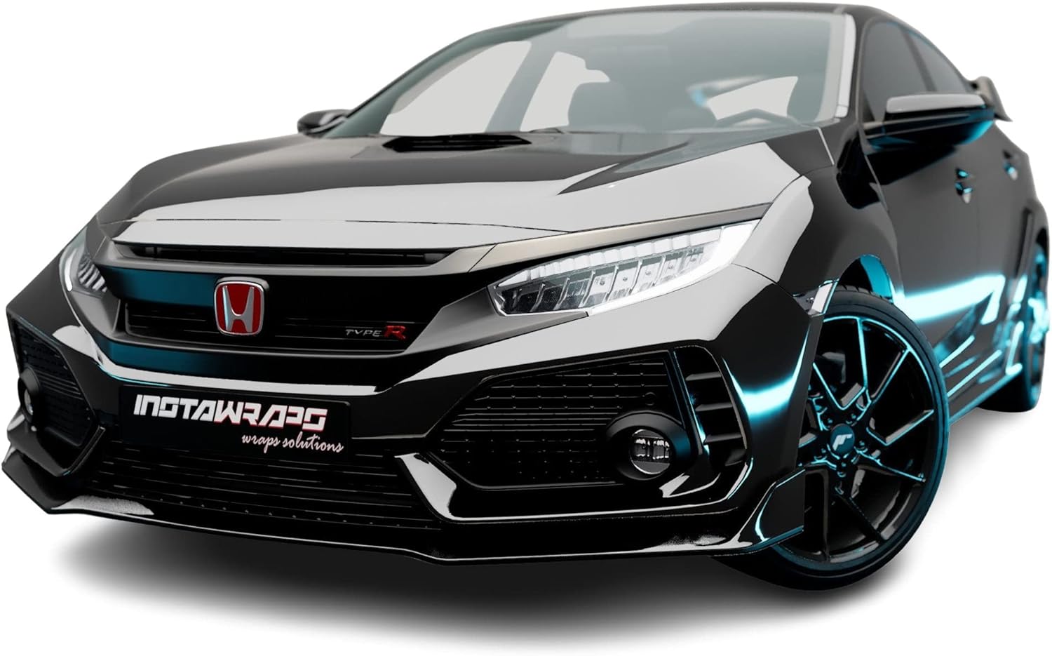 Avery SF100-196-S BLACK CONFORM CHROME 53in x 2ft (8.8 Sq/ft) Car Wrap Vinyl Accent Film Mirror Finish