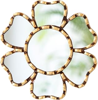 DecorContreras Peruvian Handmade Round Mirror
