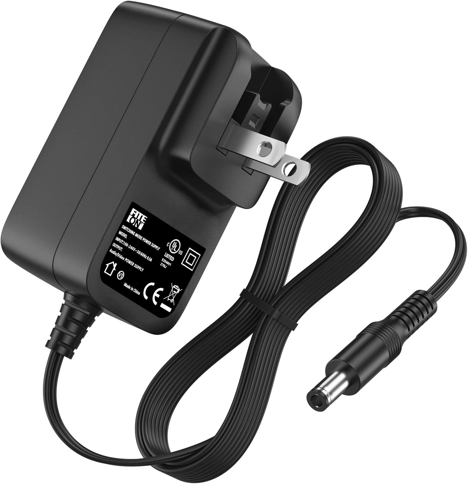FITE ON 13.5V AC/DC Adapter Compatible with CEN TECH 5 in 1 Portable Power Pack Item 60703 Battery Power Adapter Charger UL Listed
