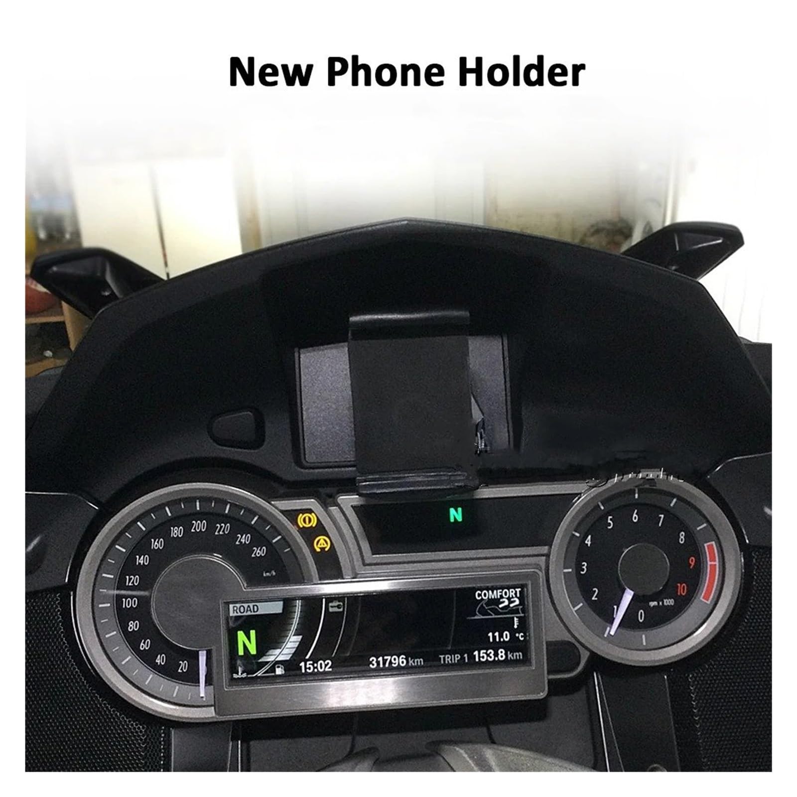 Soporte Manillar Moto para BMW K1600GTL K1600GT K1600B K 1600 B GT GTL 2011-2020 Soporte Navegación GPS Teléfono Y Motocicleta Cargador USB Soporte Móvil Bicicleta