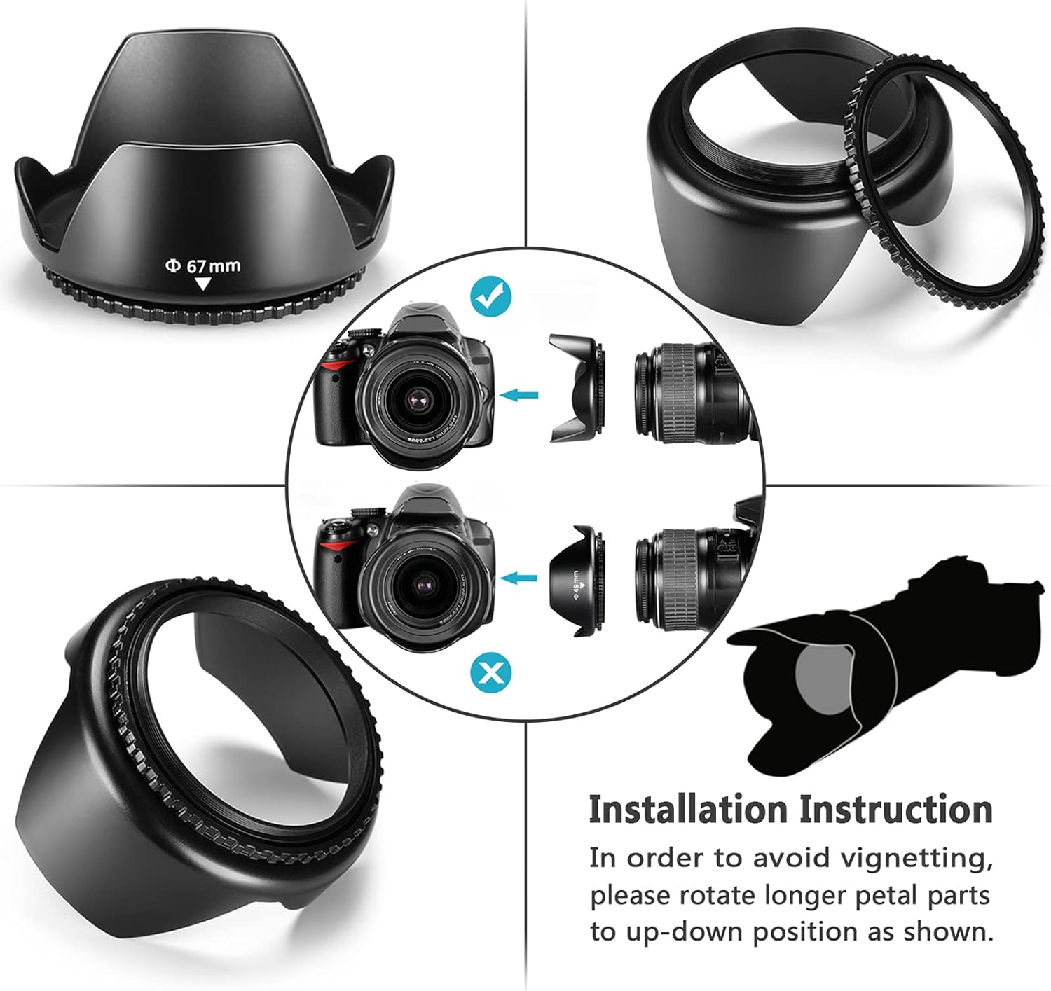 Exсluѕіvе Dіѕсоunt 90% Prісе Neewer 67MM Complete Lens Filter Accessory Kit for Lenses with 67MM Filter Size: UV CPL FLD Filter Set + Macro Close Up Set (+1 +2 +4 +10) + ND Filter Set (ND2 ND4 ND8) + Other