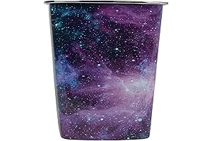 Purple Galaxy Trash Can, 10L Capacity