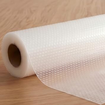 Shelf Drawer Liner for Kitchen Cabinet Mat 11 Inch Wide X 20 Ft Non Adhesive Pantry Closet Shelf Liner Non Slip Waterproof Washable Strong Grip Mat for Bathroom Refrigerator Under Sink Rv Cupboard