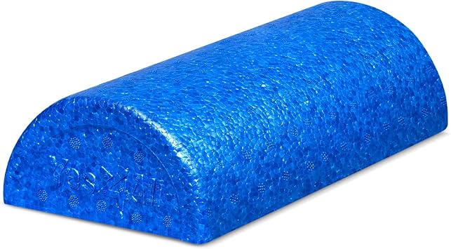 Yes4All High-Density EPP Half Round Back Roller Foam, Exercise Foam Roller for Yoga, Pilates & Stretching - 12, 18, 24, 36 inch