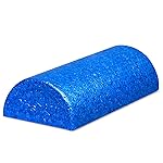 Yes4All High-Density EPP Half Round Back Roller Foam, Exercise Foam Roller for Yoga, Pilates & Stretching - 12, 18, 24, 36 inch