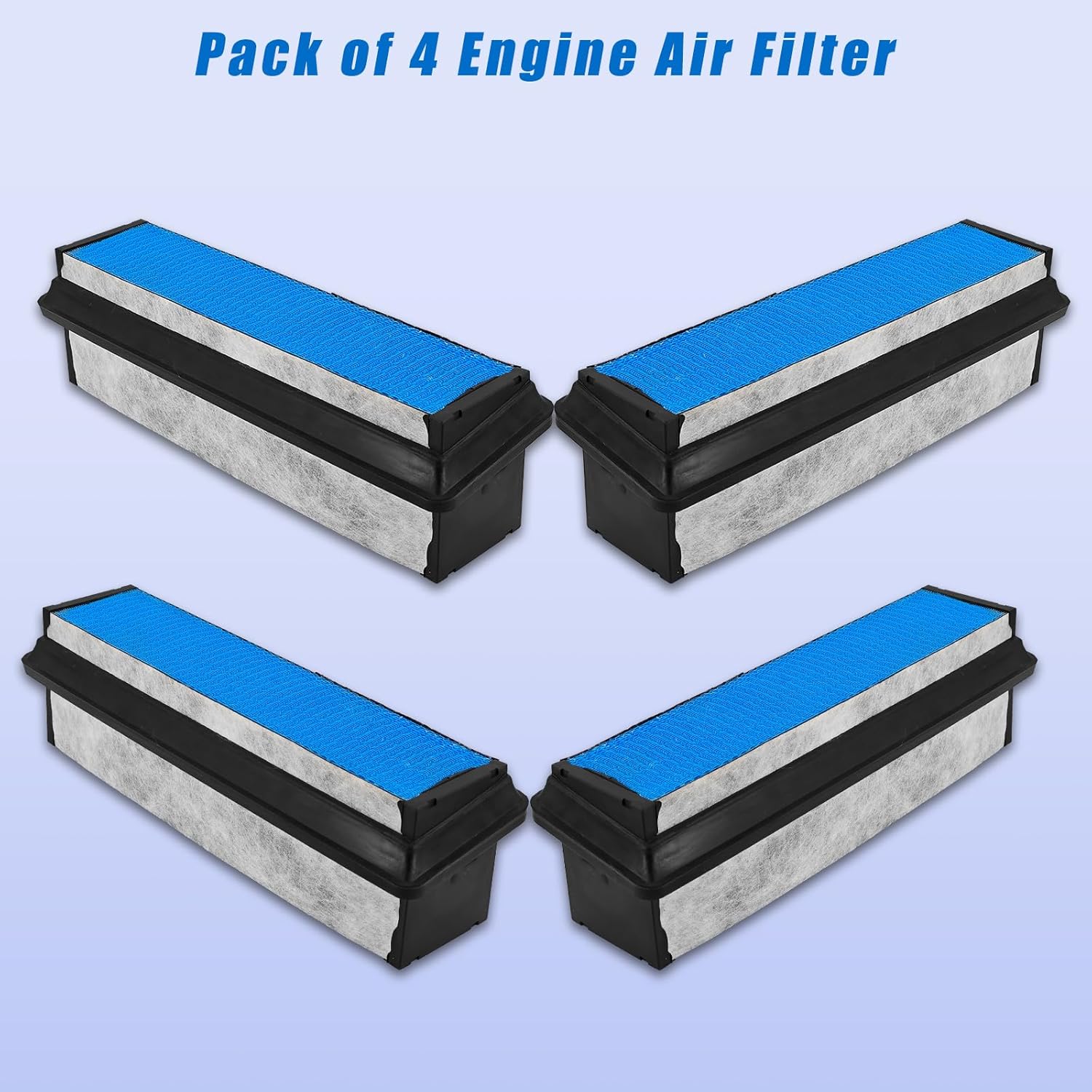 03-42776-010 4Pack Engine Air Filter Compatible With Freightliner Cascadia Trucks 2018 2019 2020 2021 2022 2023, 03-42776-010 0342776010