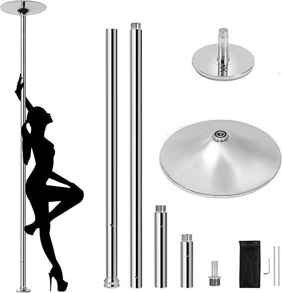 Yaheetech 45mm Stripper Dance Pole Spinning Static Dancing Pole Home