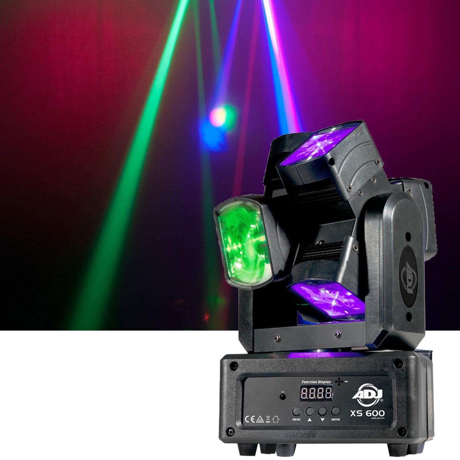 Amazon.com: ADJ Products, XS 600, 360 Degree Rotating Dual Moving
