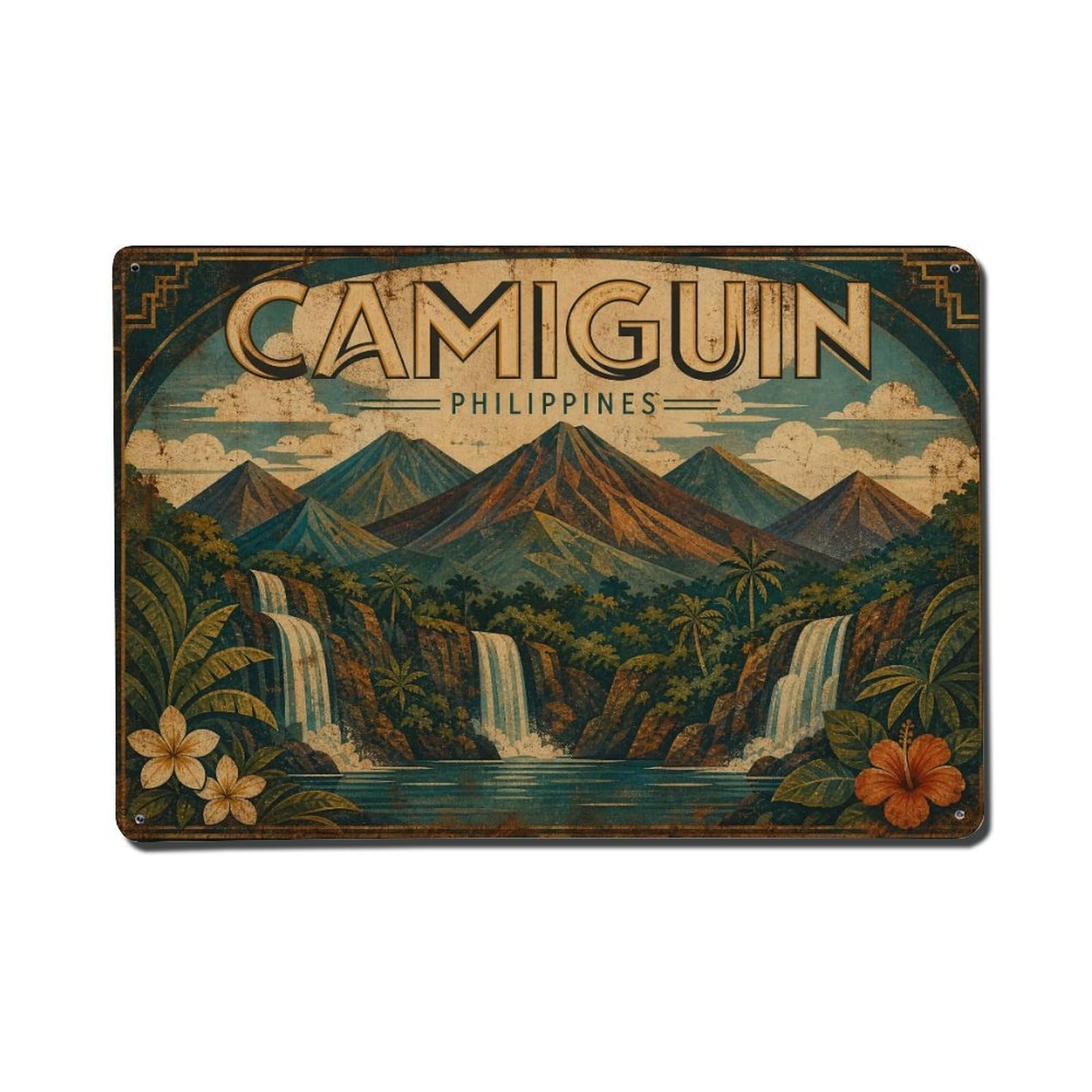 Philippines Camiguin Heritage Travel Retro Metal Tin Sign