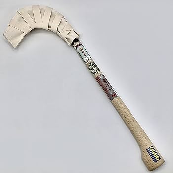 Amazon | 玉日本 片手造林鎌 月渓山 220㎜・190g 450㎜本樫掛柄付 布