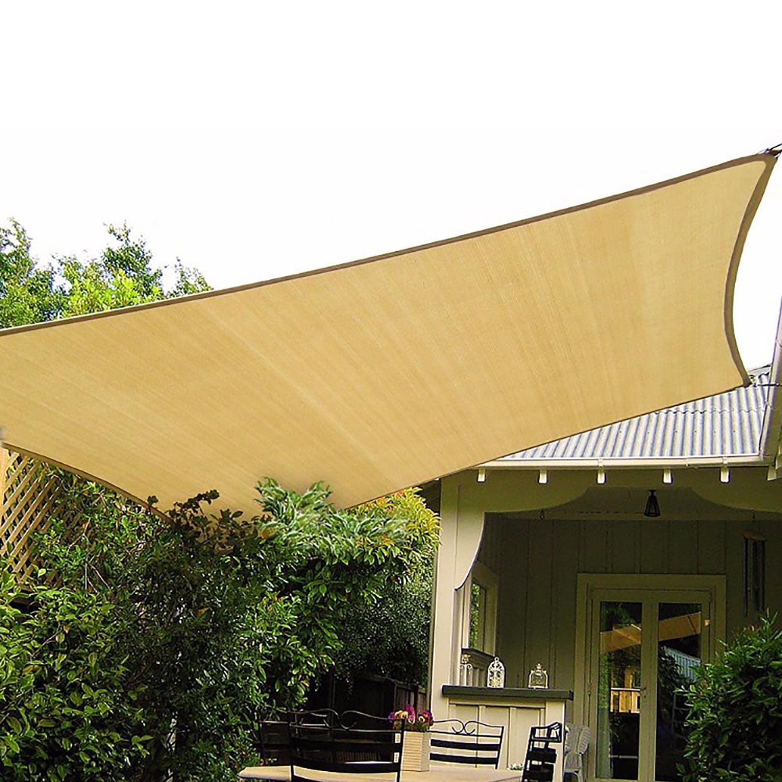 Toile d'ombrage durable JATIBOSH bache soleil pour terrasse et pergola
