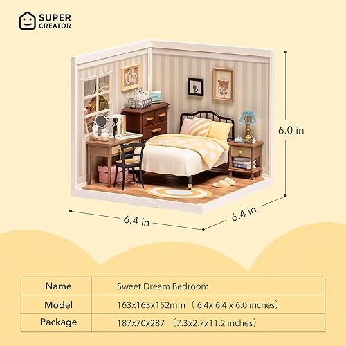 Miniatura 8 de Super Creator - Juego de construcción de minibloques para adultos, kit de casa de plástico en miniatura, juguetes de bloques de construcción,