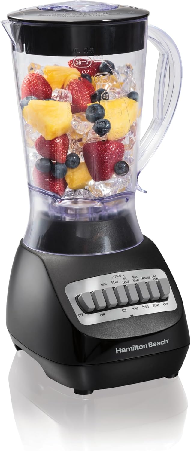 Hamilton Beach 10 Speed Smoothie Blender, 56 oz. capacity, R50190 (Renewed)