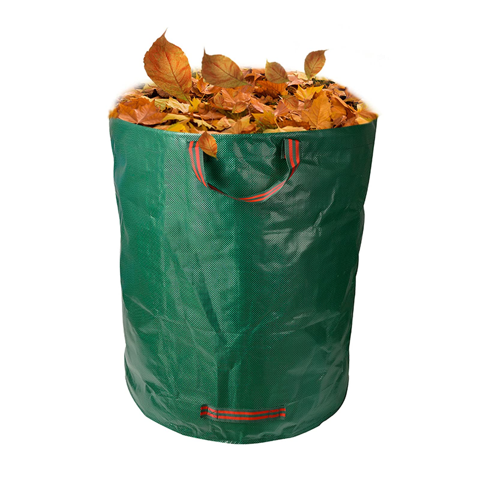 Sacchi Per Rifiuti Da Giardino, Sacchi Per Rifiuti Impermeabili (H76 Cm, P67 Cm) Con Manici, Sacchi Per Rifiuti Da Giardino Riutilizzabili,Verde