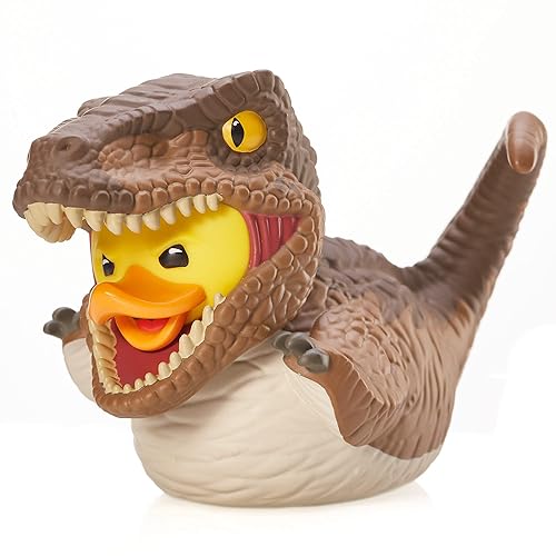 TUBBZ Boxed Edition: Jurassic World Rebirth - Velociraptor Cosplaying Rubber Duck Vinyl Figure - Velociraptor (Boxed)
