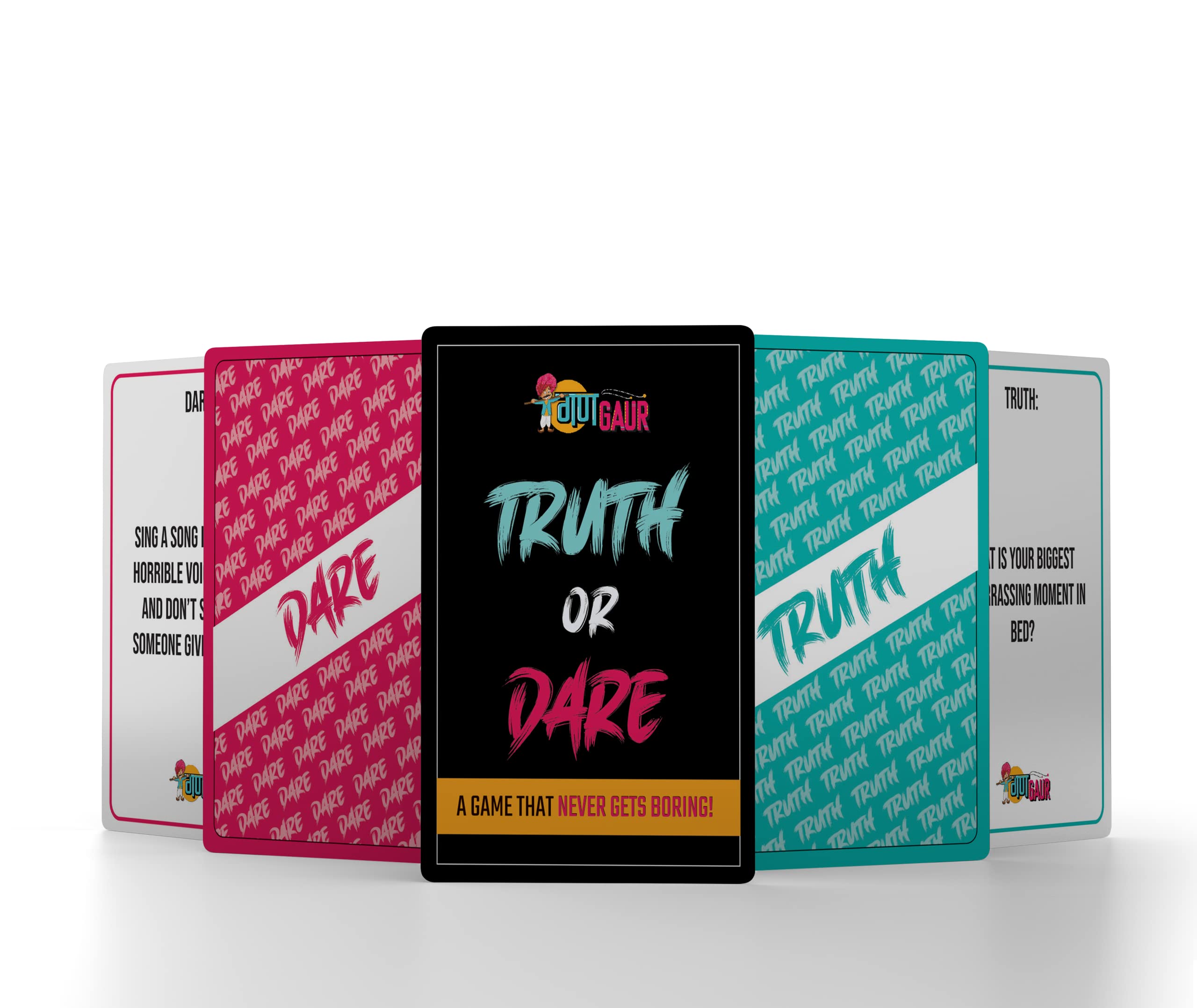 Gangaur Truth OR Dare & Never Have I - Playing Cards for Friends | Adult Party Card Game pack of 2 2